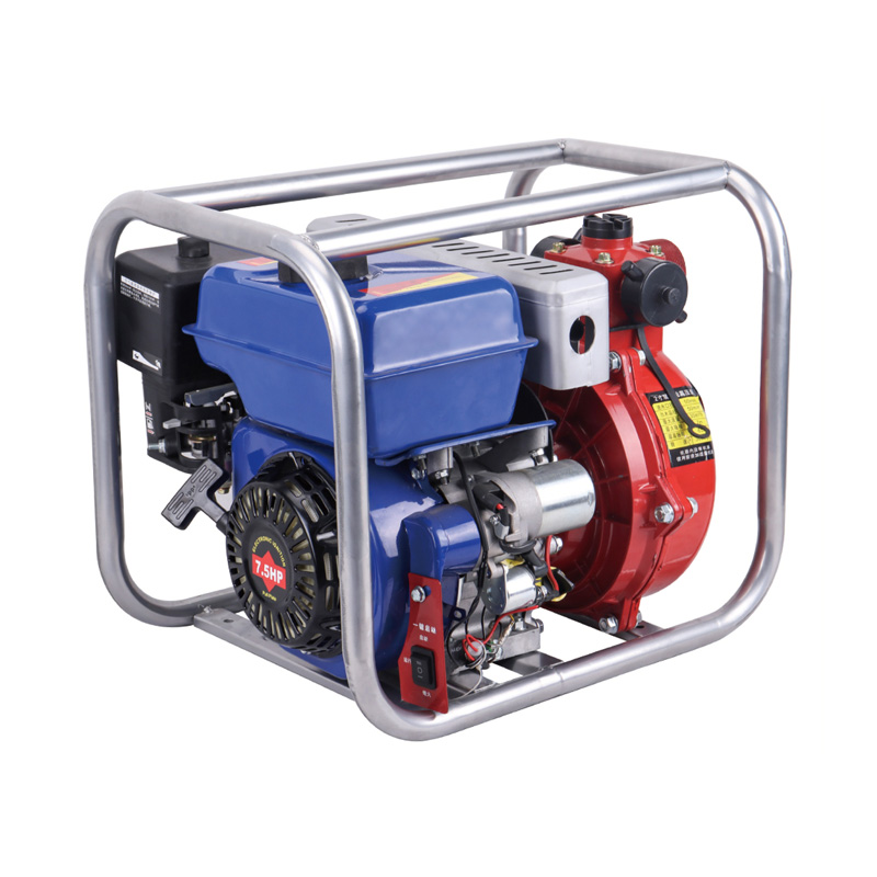 Насос с приводом от бензинового двигателя с двойной крыльчаткой 170F и высоким подъемом